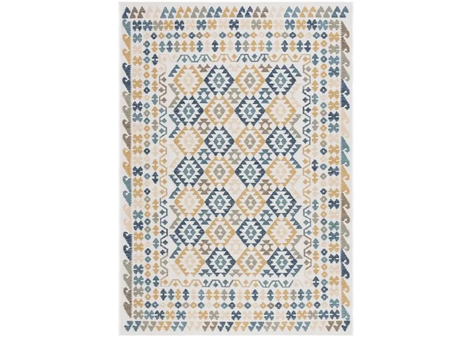 SUNRISE 622 Blue  5'-3' X 7'-7' Medium Rectangle Rug