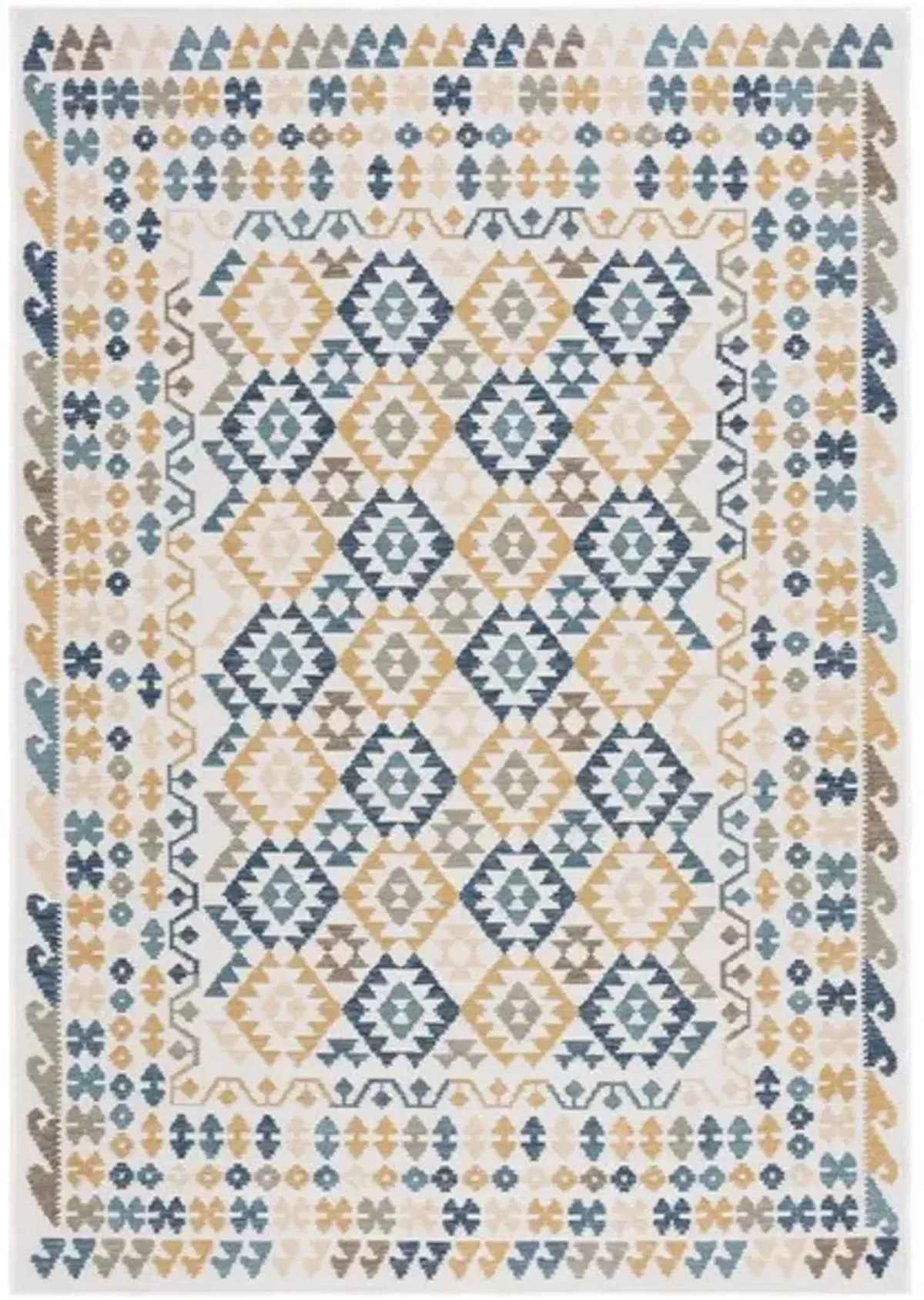 SUNRISE 622 Blue  5'-3' X 7'-7' Medium Rectangle Rug