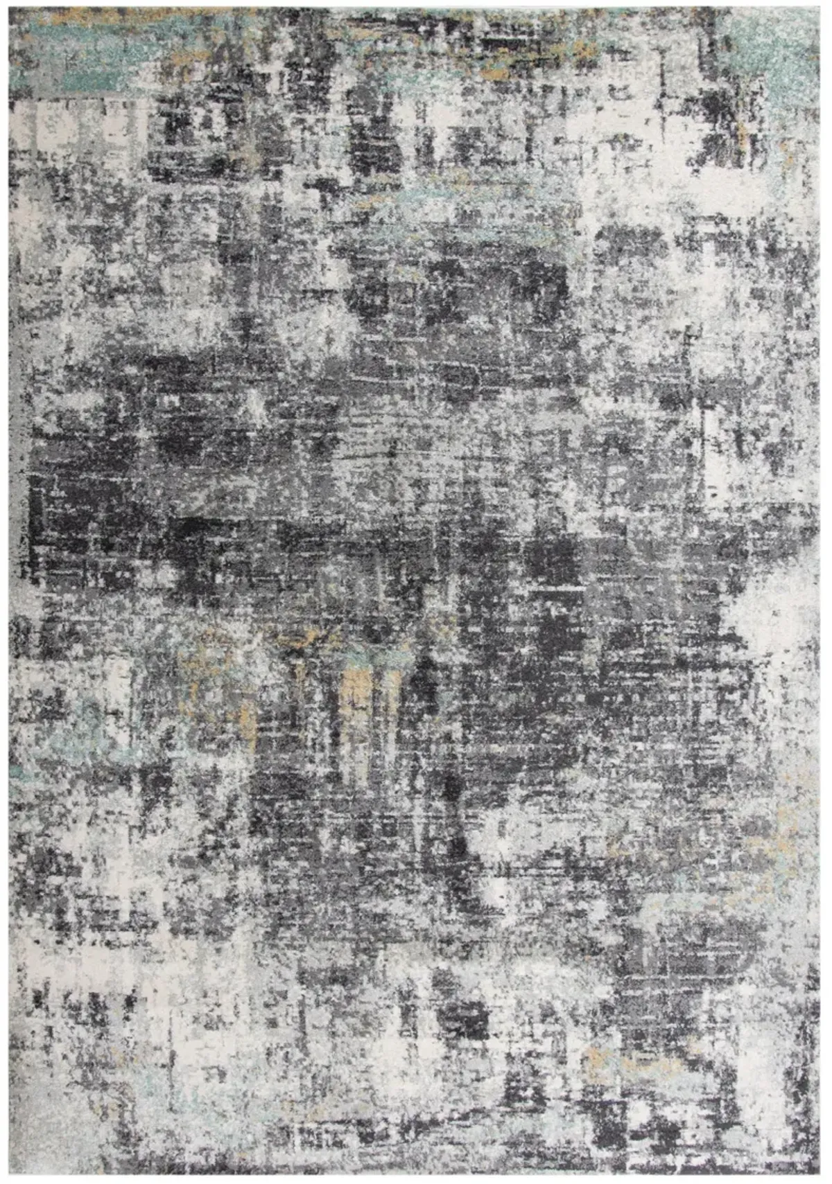 Odyssey M. Gray  Polypropylene 5'2"x7'6" Rectangle Rug