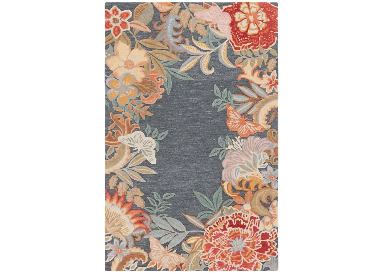 BELLAGIO 102 GREY  8' x 10' Large Rectangle Rug