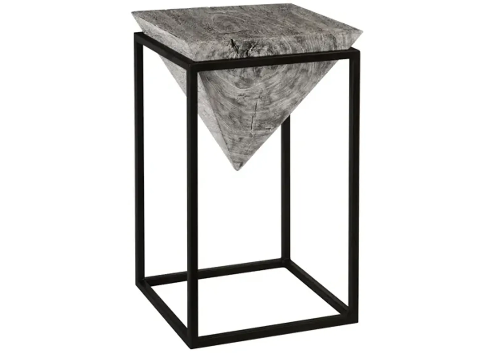 Inverted Pyramid Side Table