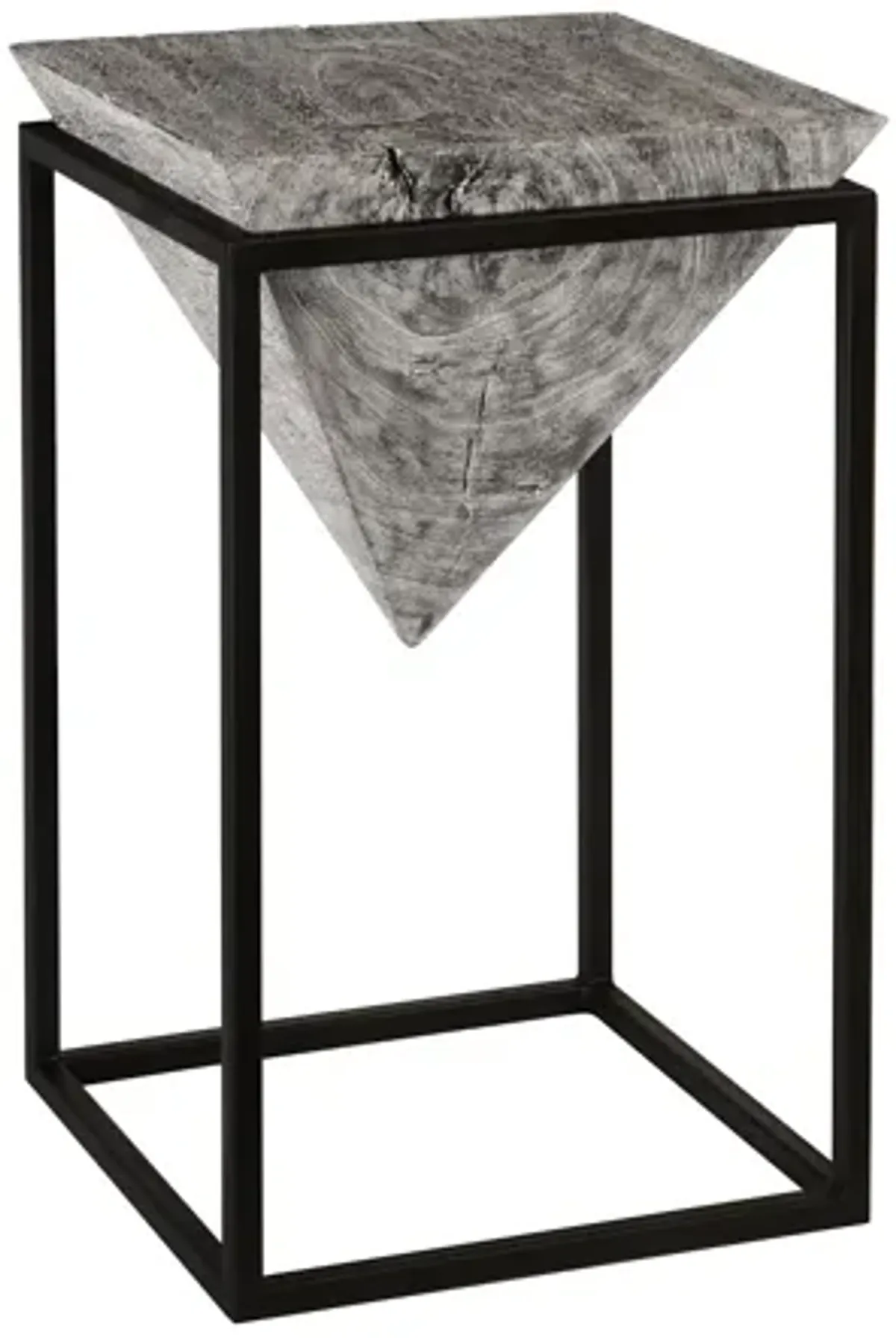 Inverted Pyramid Side Table