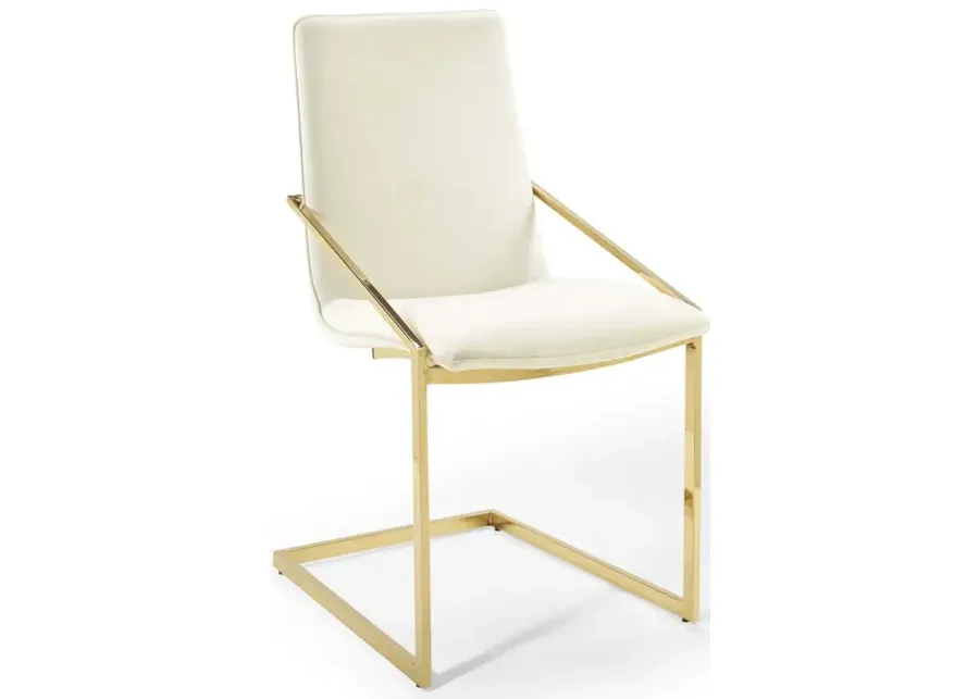 Pitch Performance Velvet Dining Armchair