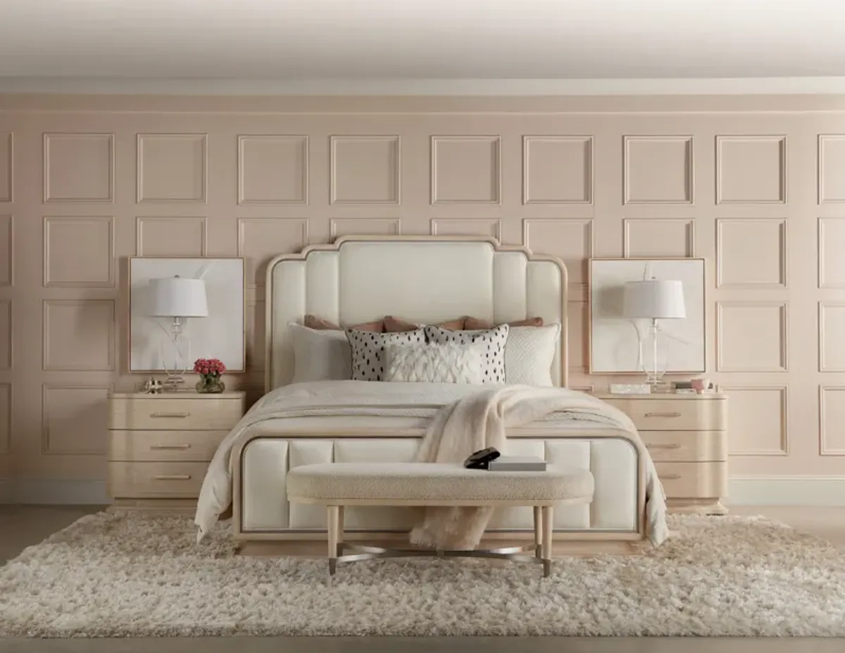 Nouveau Chic King Upholstered Bed