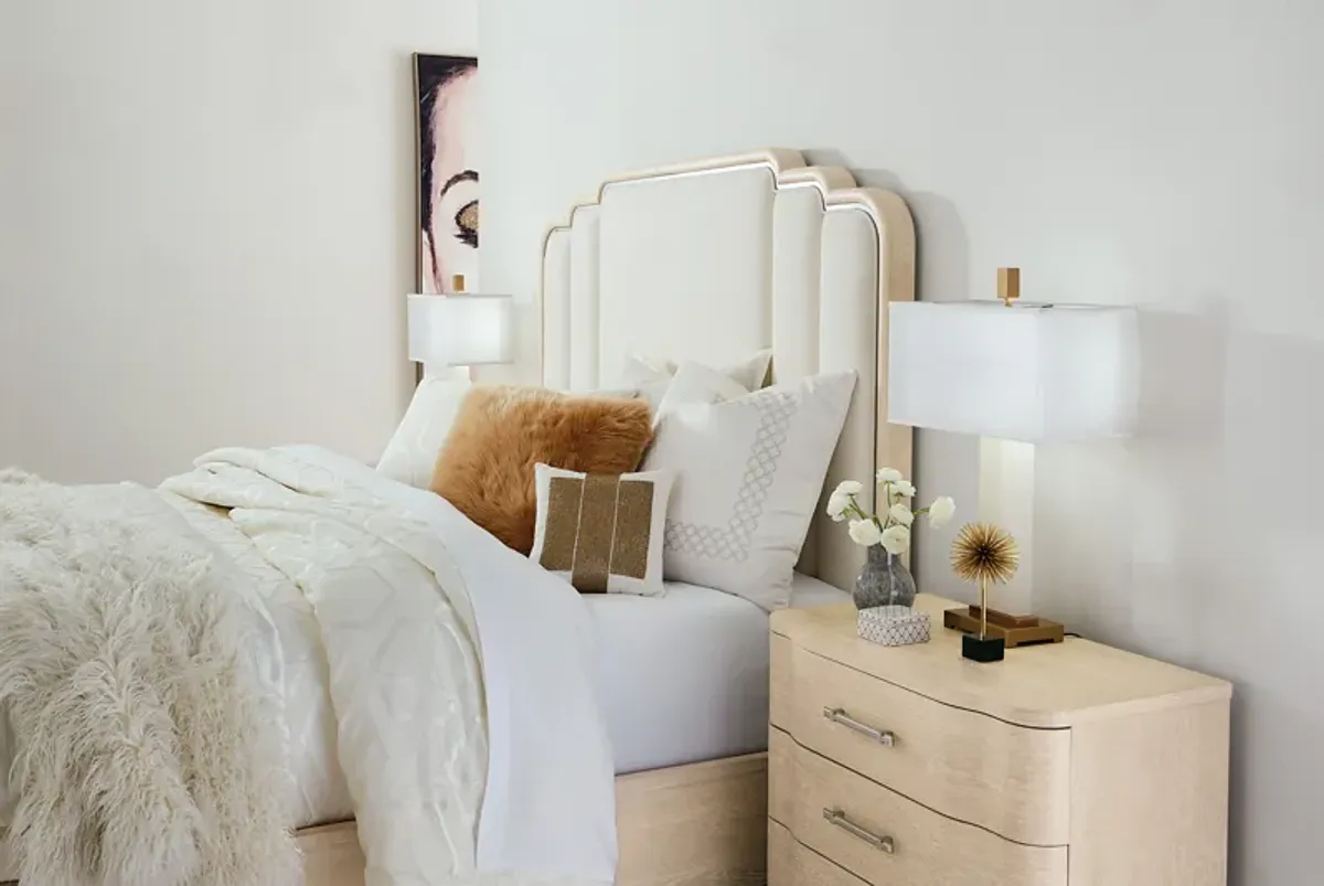 Nouveau Chic King Upholstered Bed