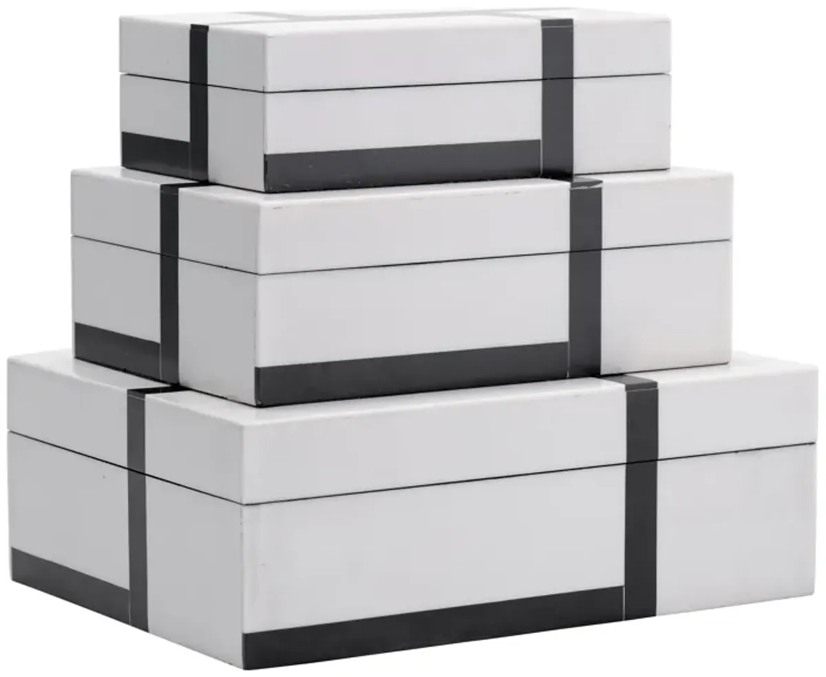 Bold Lines Boxes - Set of 3