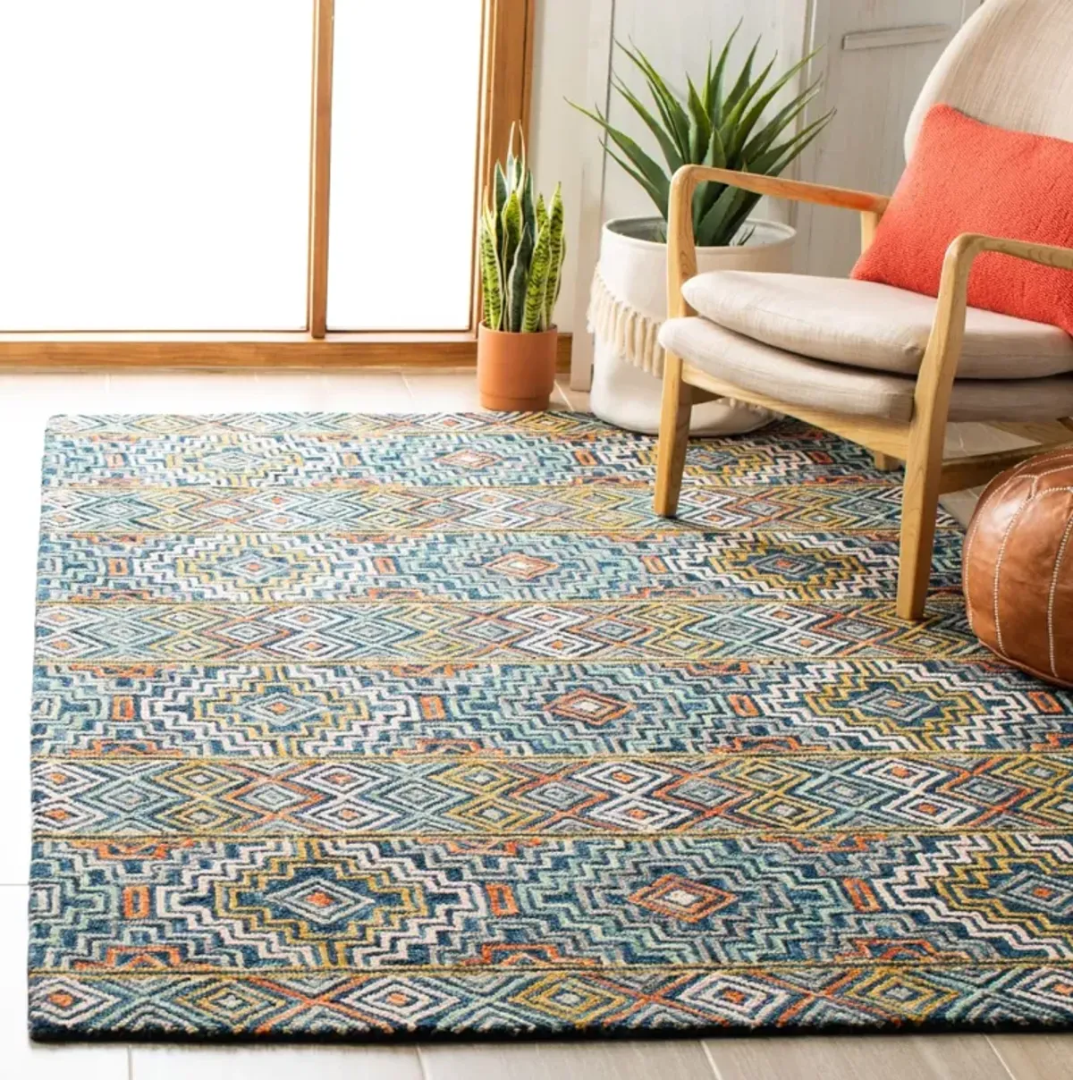 ASPEN 273 BLUE  2'-3' x 5' Accent Rug