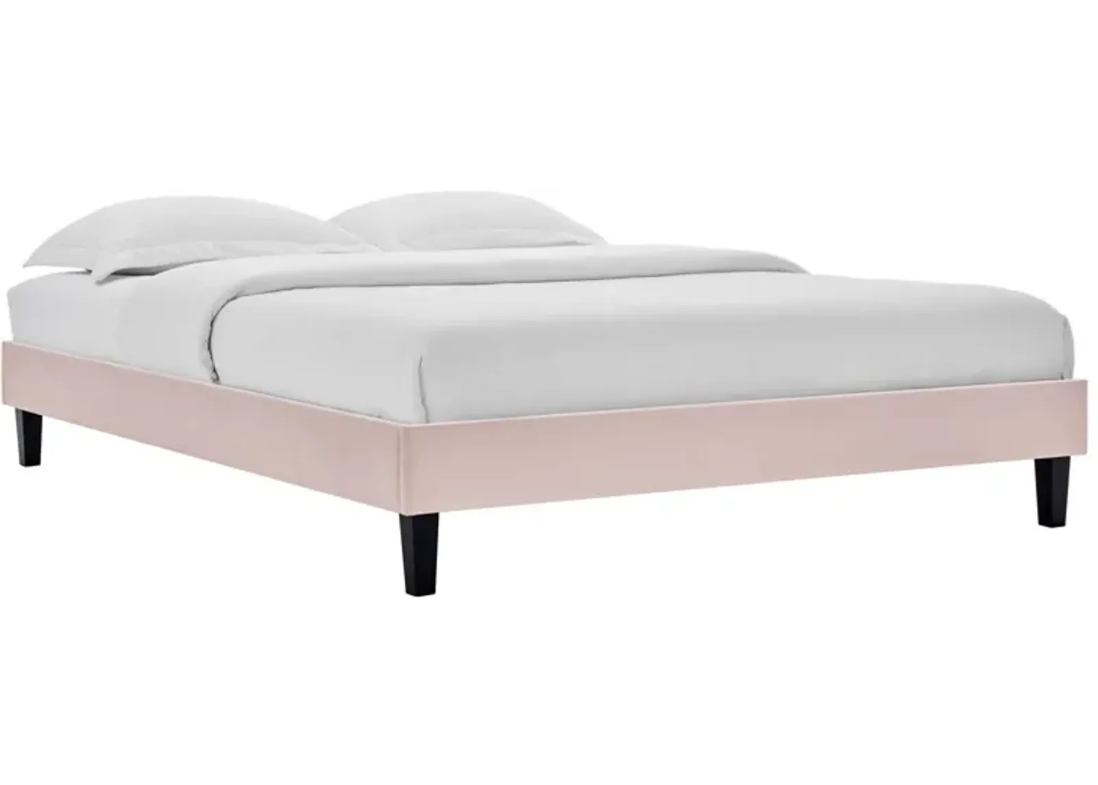 Reign Twin Performance Velvet Platform Bed Frame