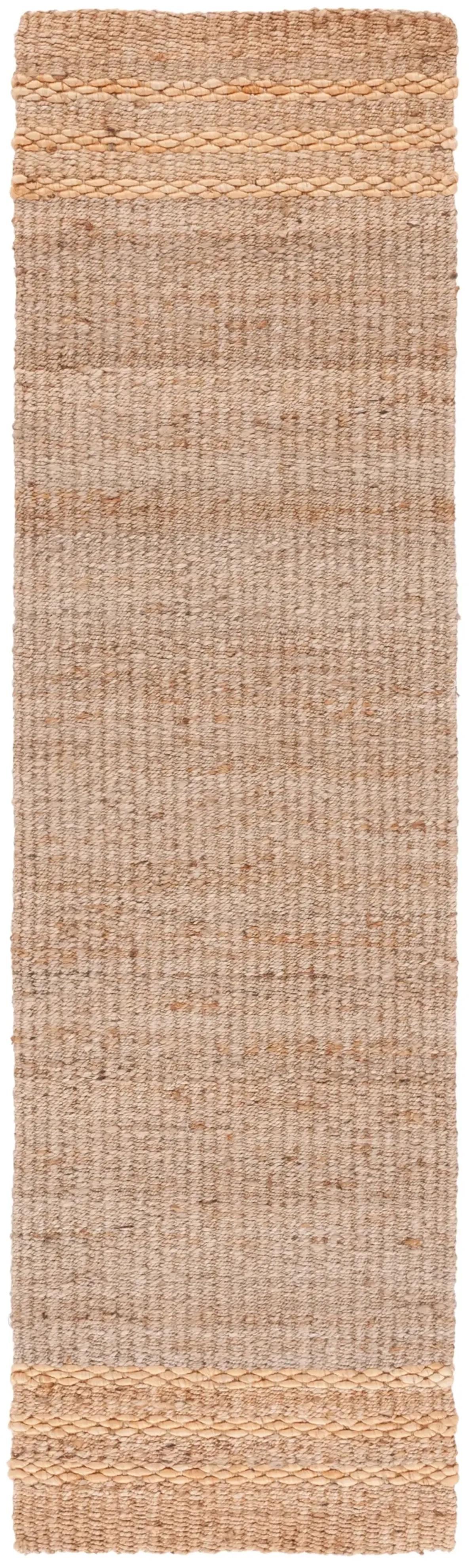 NATURAL FIBER 191 NATURAL 2'-3' x 8' Runner Rug