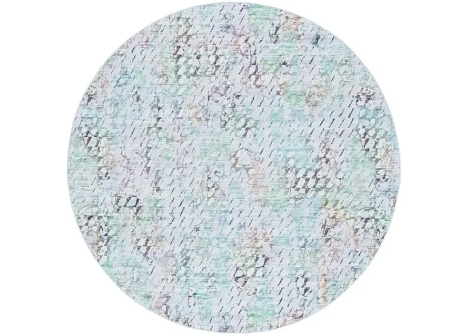 TACOMA 913 Grey  6' X 6' Round Round Rug