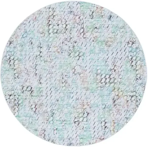 TACOMA 913 Grey  6' X 6' Round Round Rug