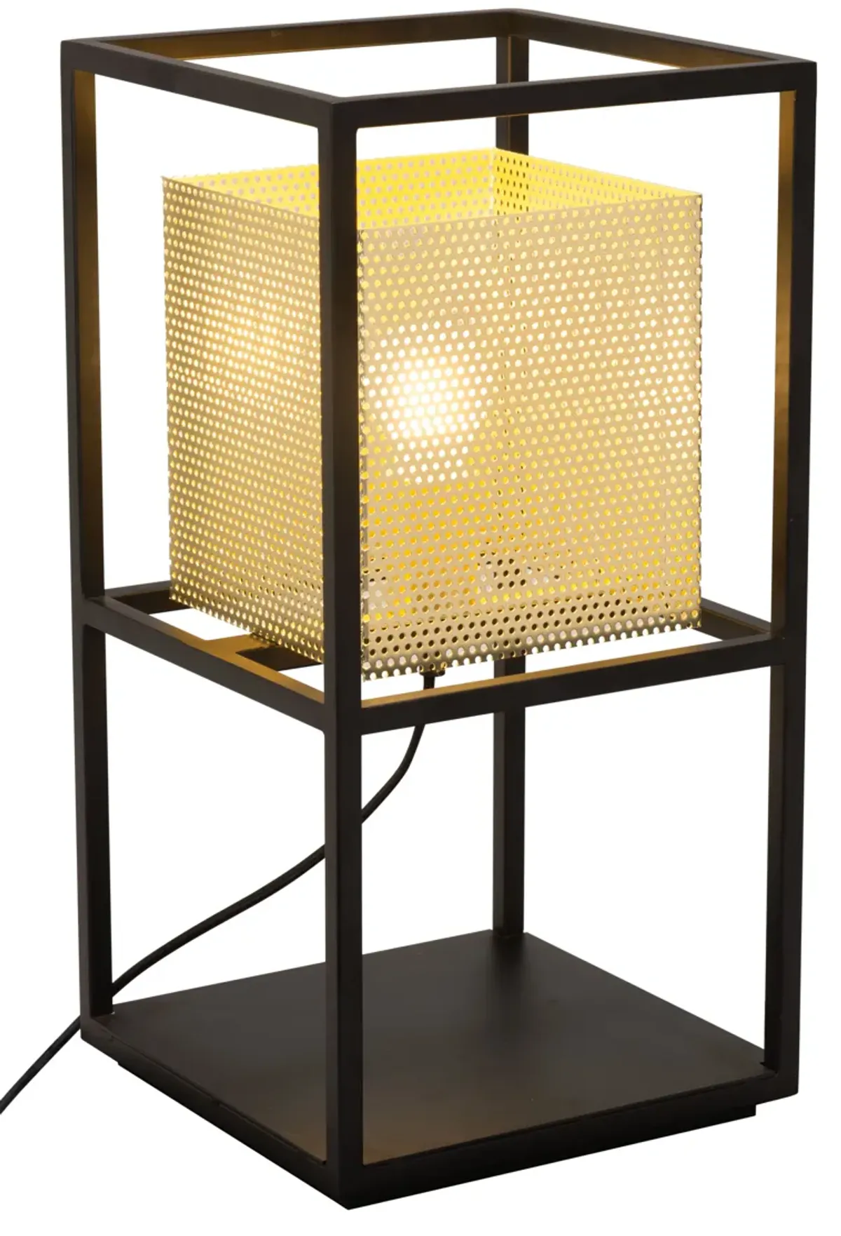 Yves Table Lamp Gold & Black