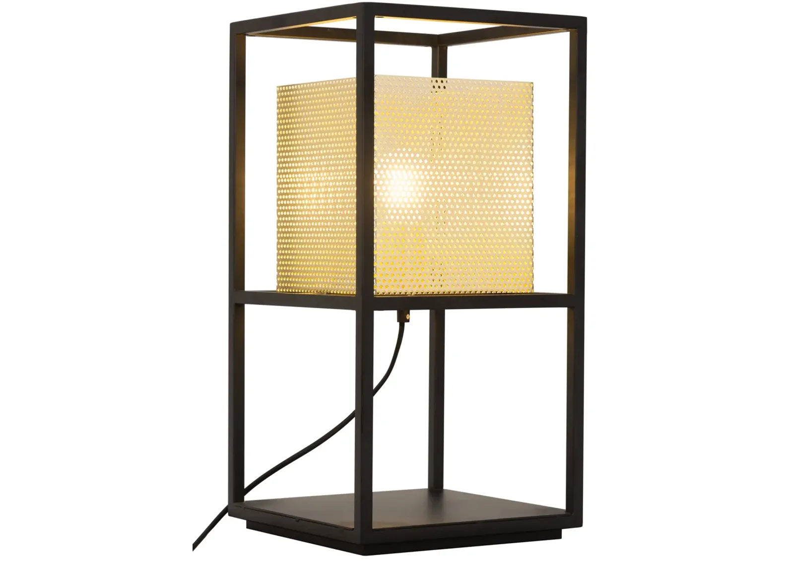 Yves Table Lamp Gold & Black