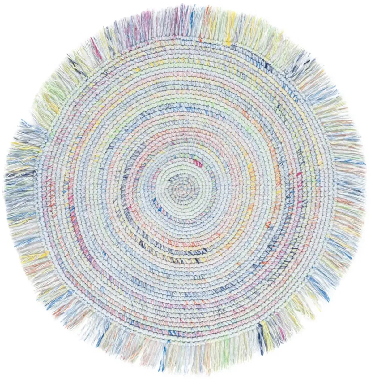 RENEWAL Hand Woven 3' x 3' Round area rug