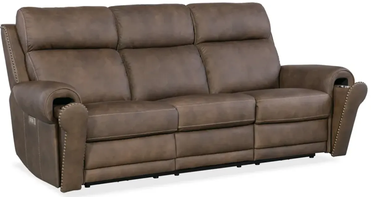 Duncan Power Sofa w/Power Headrest & Lumbar