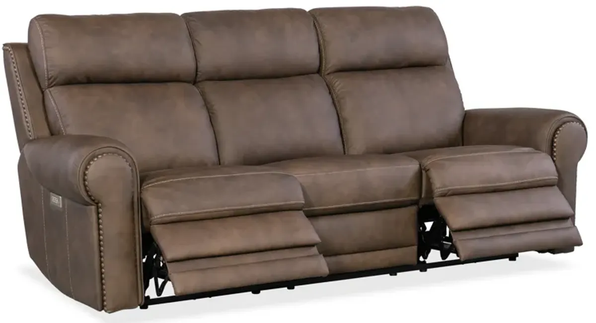 Duncan Power Sofa w/Power Headrest & Lumbar