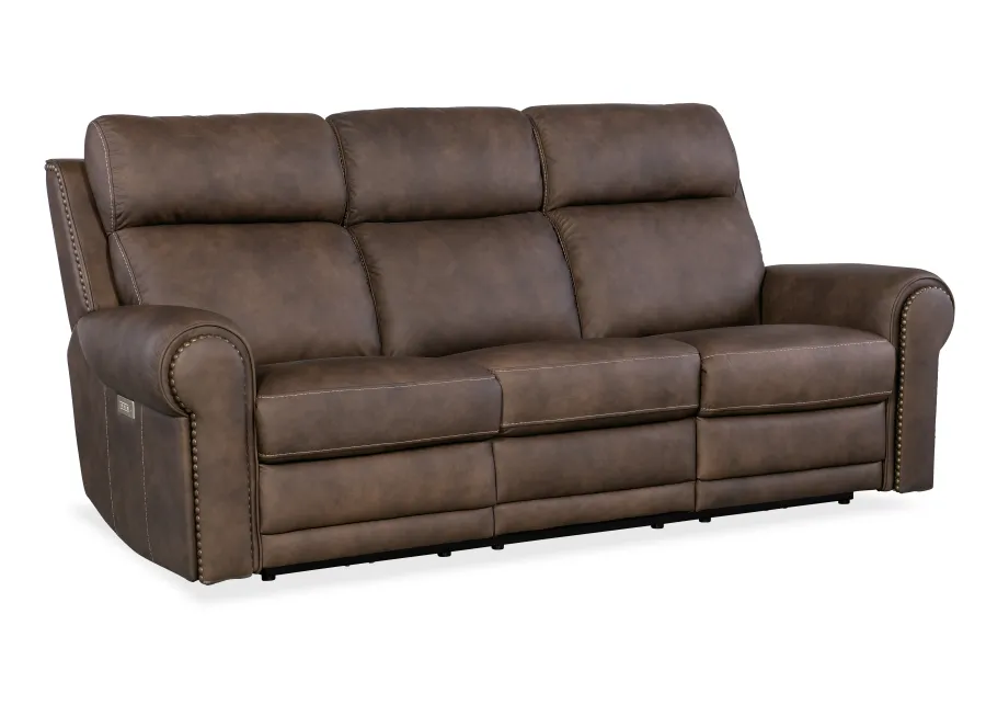 Duncan Power Sofa w/Power Headrest & Lumbar