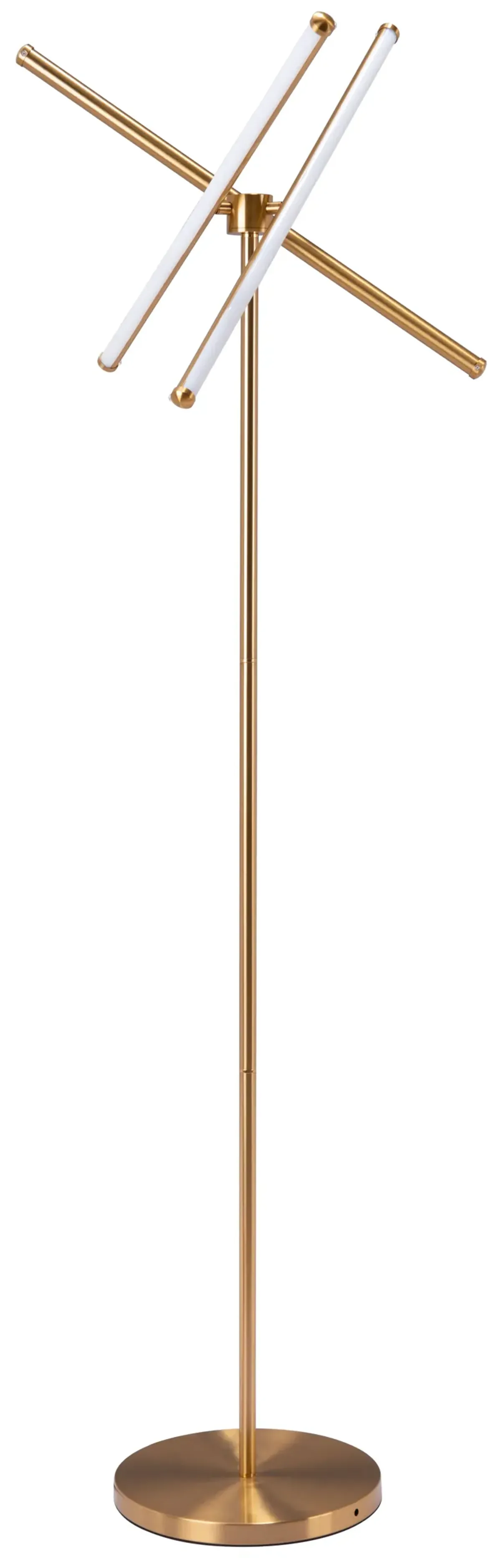 Garza Floor Lamp Brass