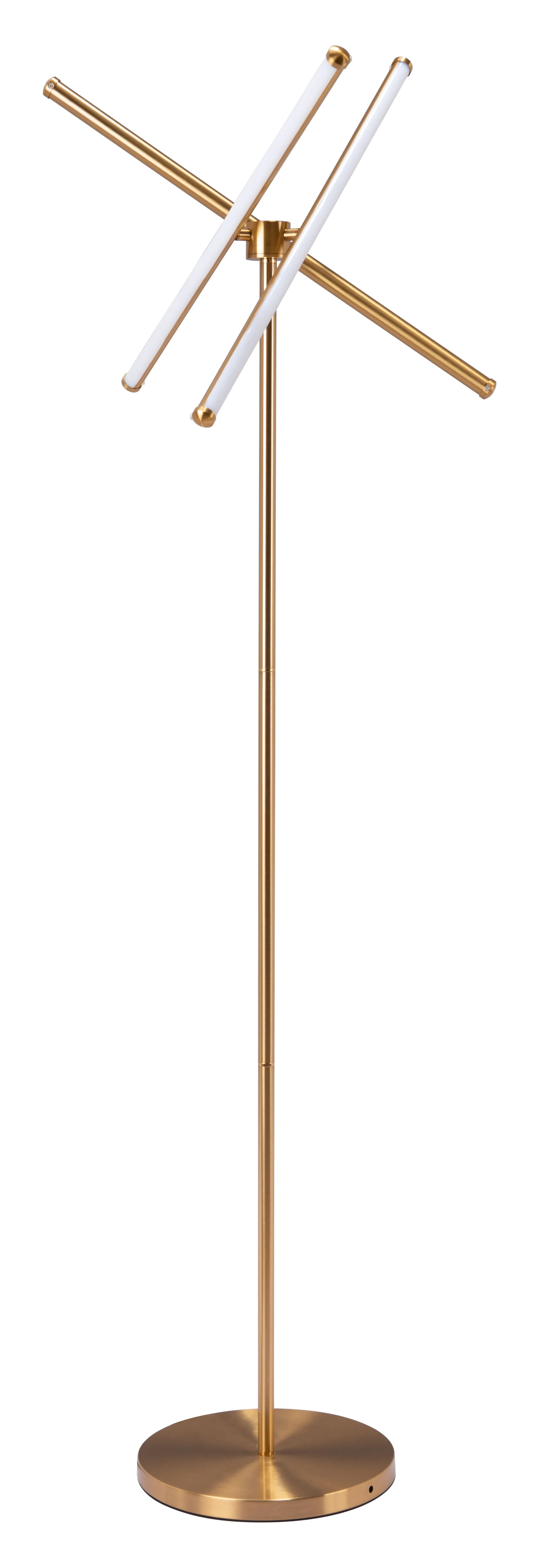 Garza Floor Lamp Brass