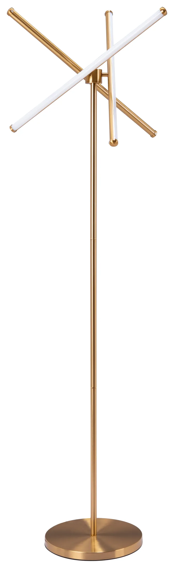 Garza Floor Lamp Brass