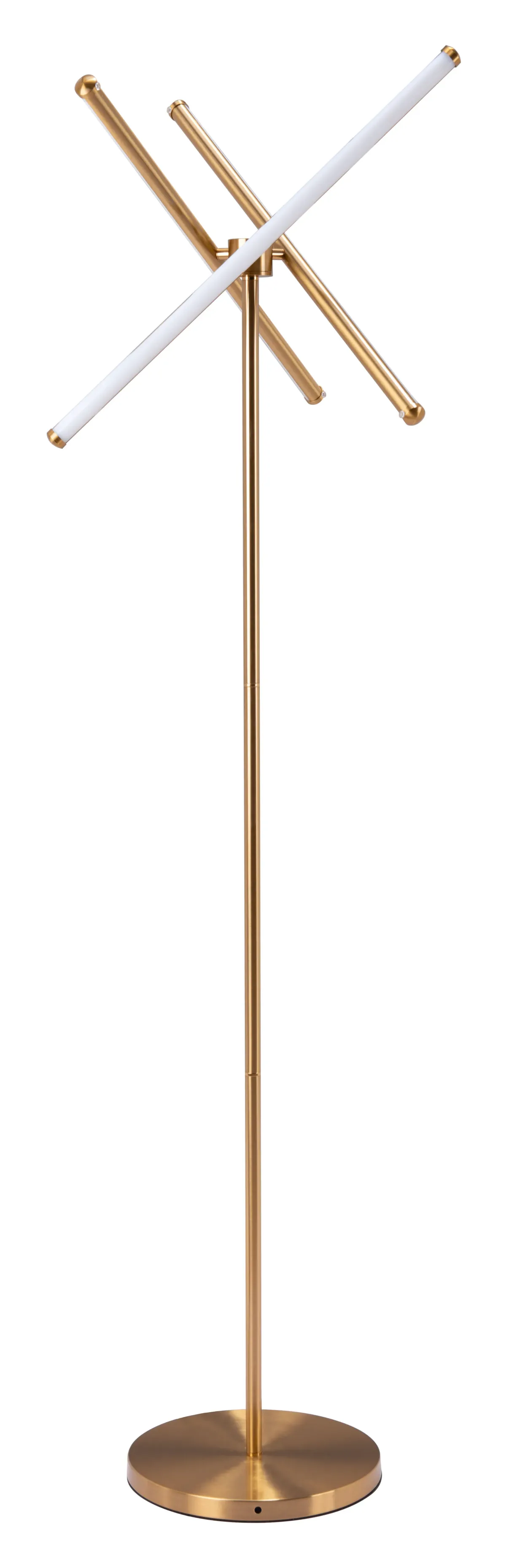 Garza Floor Lamp Brass