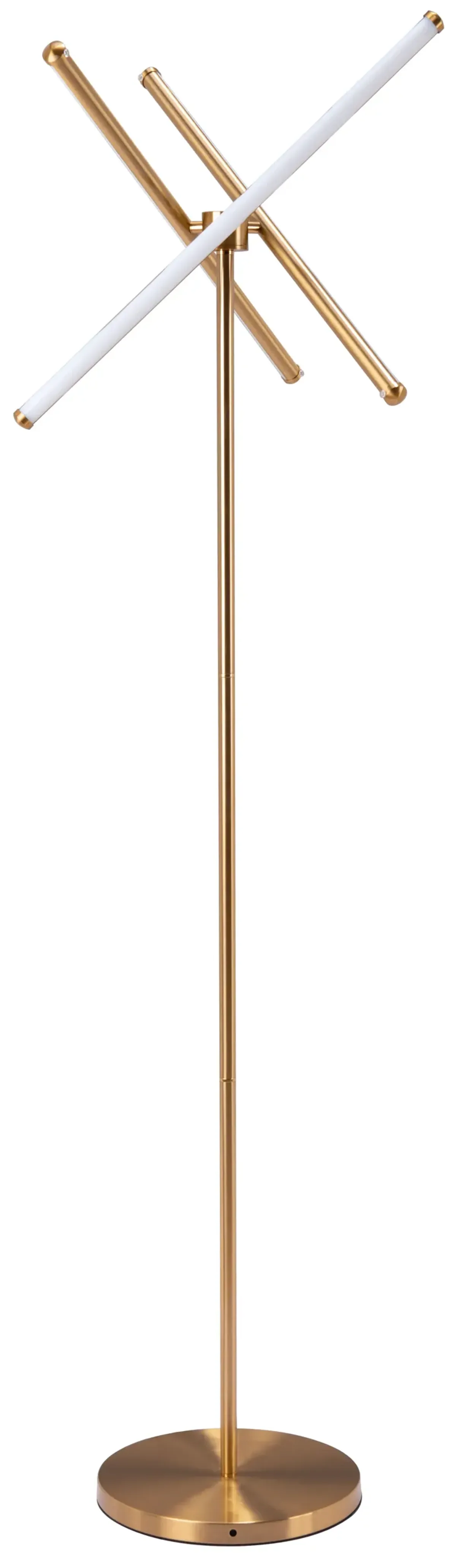 Garza Floor Lamp Brass