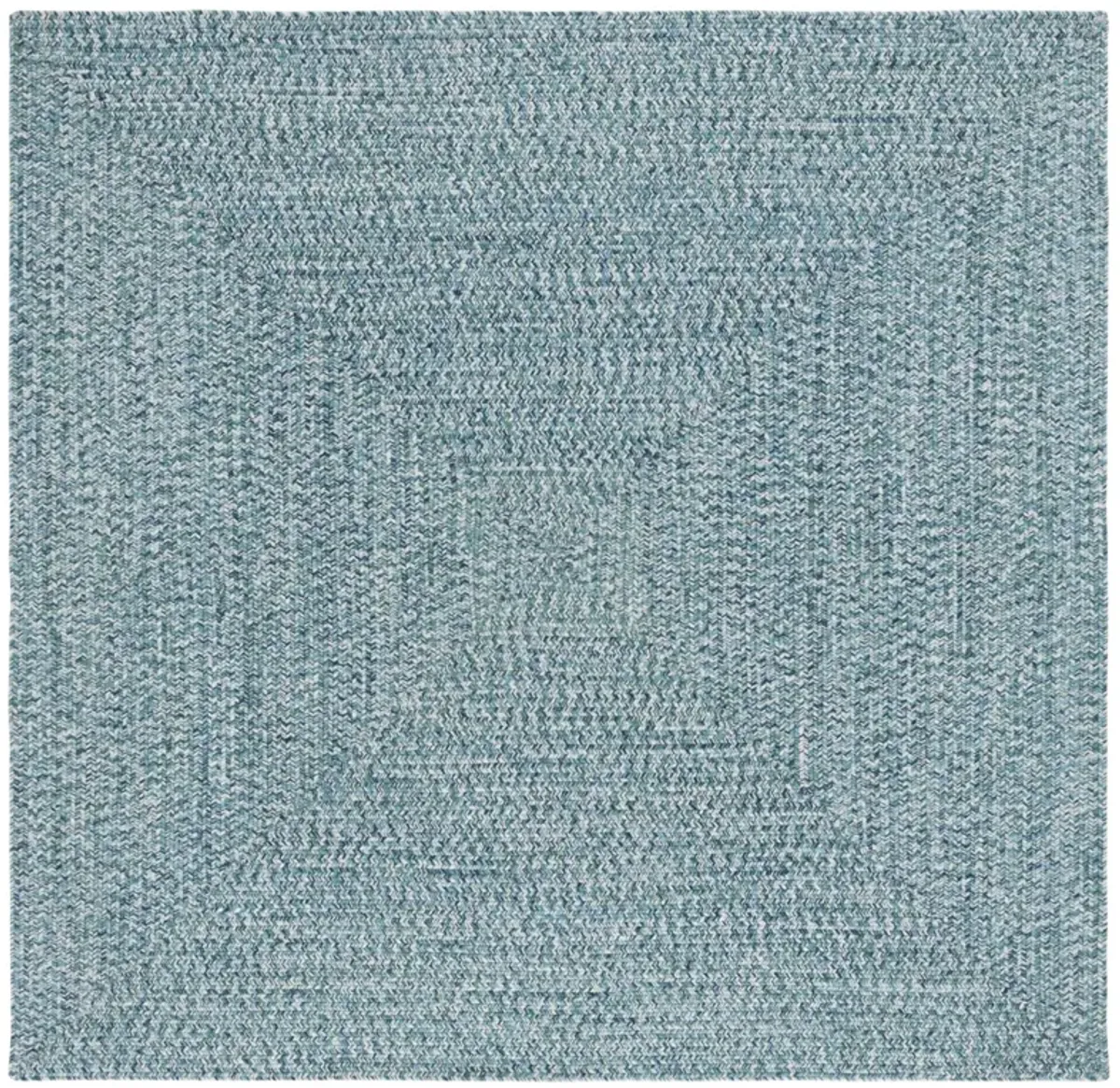 BRAIDED 201 TEAL  7' x 7' Square Square Rug