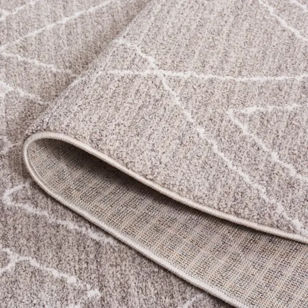 JADE 100 Beige 6'-7' X 6'-7' Round Round Rug