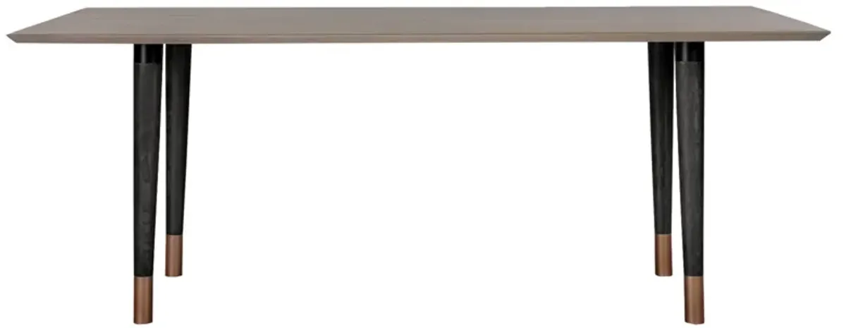 Turin Rustic Oak Wood Dining Table 