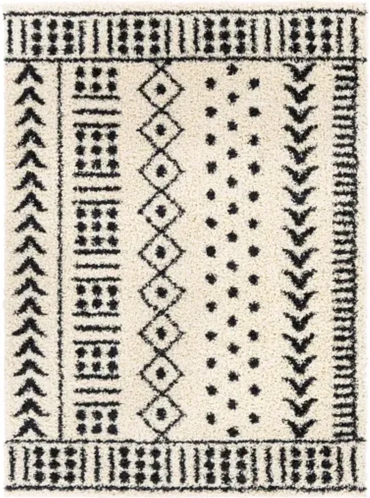 Beni shag 5'3" x 7' Rug