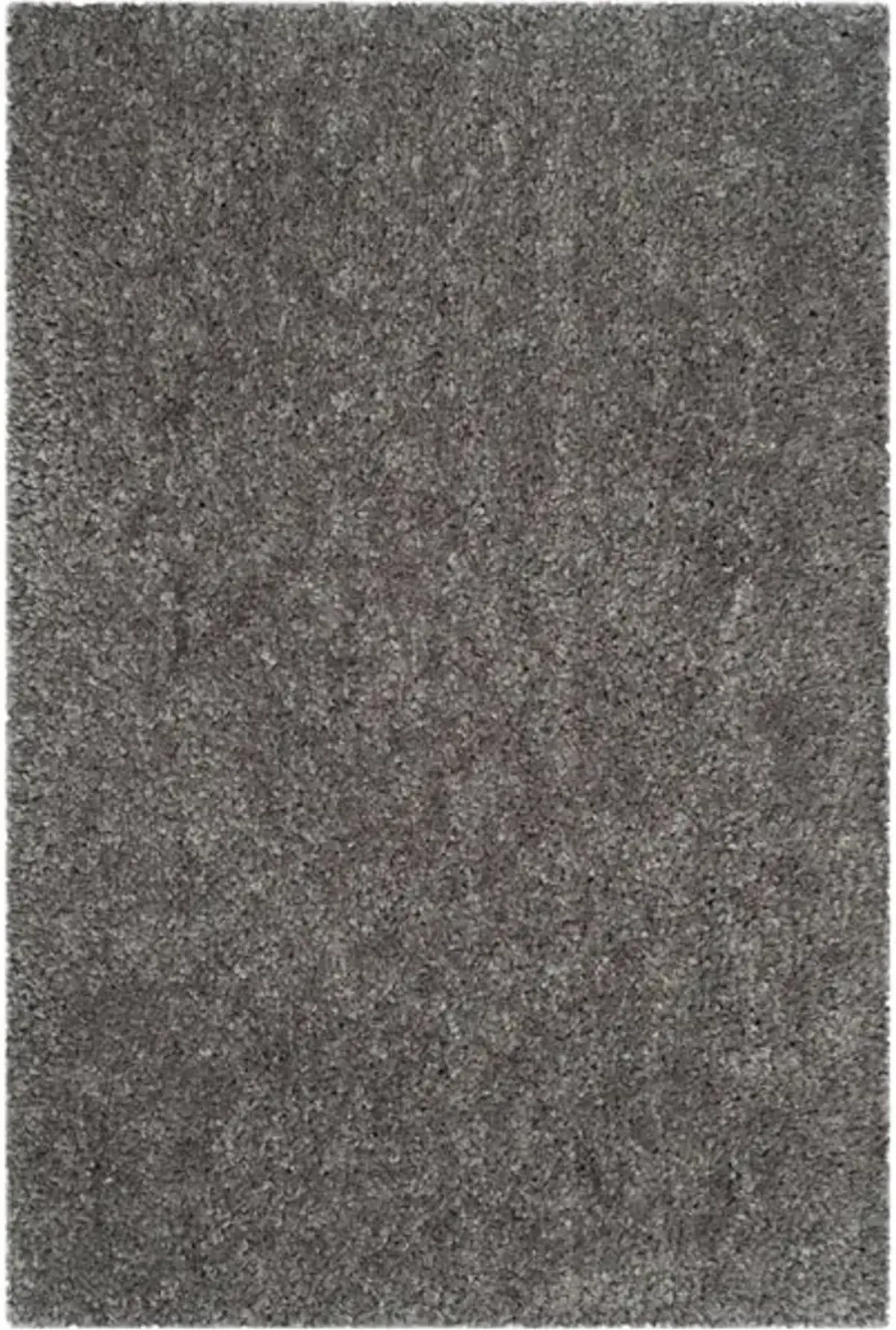 POPCORN SHAG Silver 4' X 6' Small Rectangle Rug