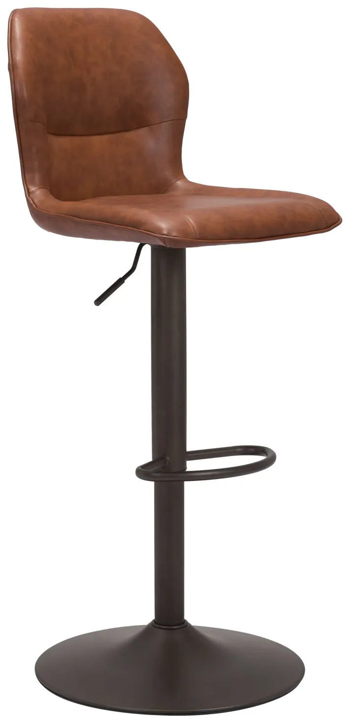 Vital Barstool Vintage Brown & Dark Bronze