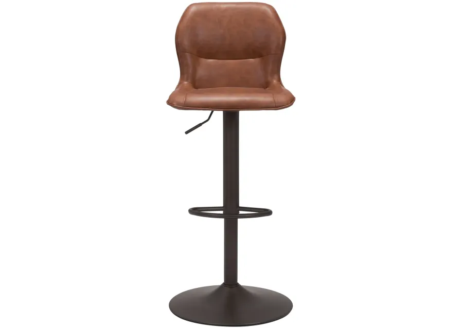 Vital Barstool Vintage Brown & Dark Bronze