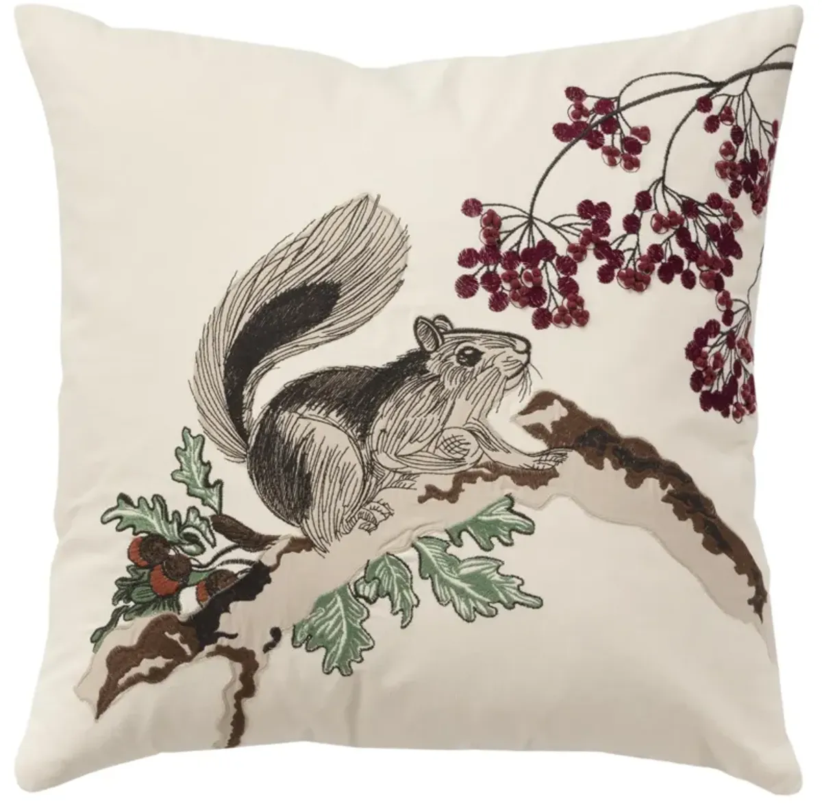 HOLIDAY 2022 Animal Brown Pillow