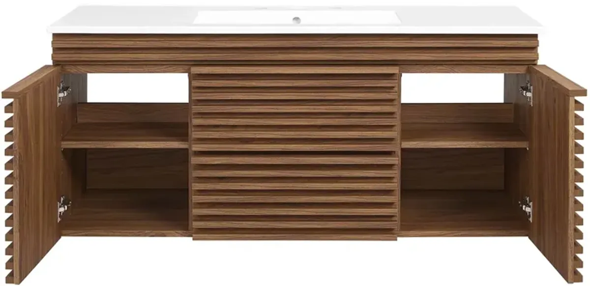 Render 48" Wall-Mount Bathroom Vanity