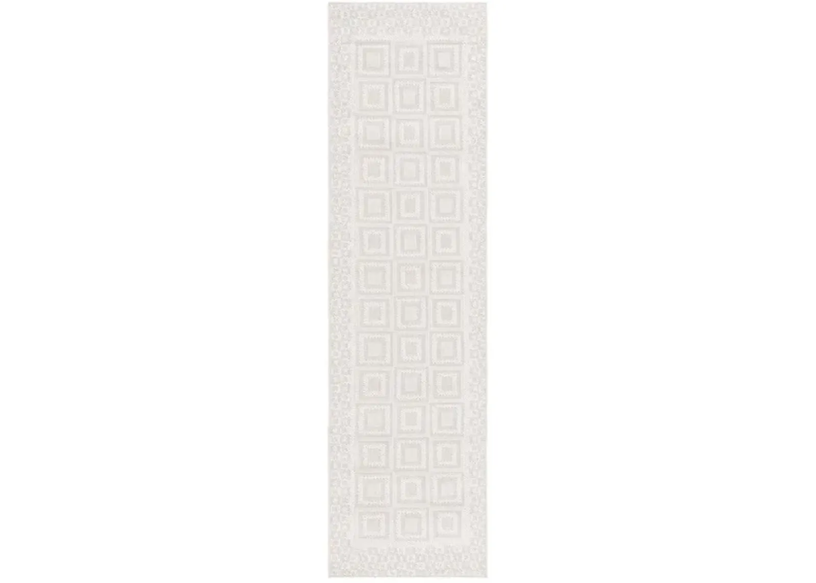 TRENDS 106 Beige 2'-2' X 8' Runner Rug