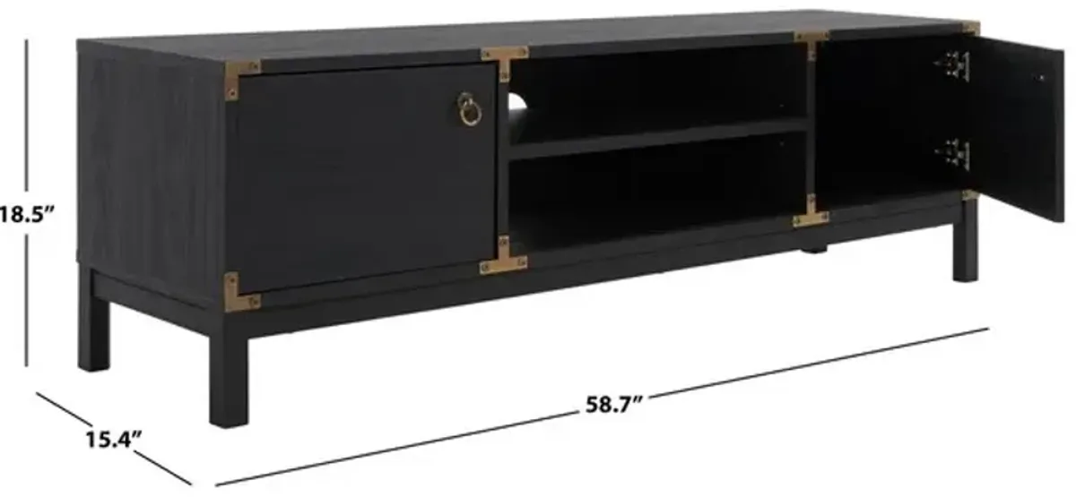 Galio 2 Door 2 Shelf Media Stand