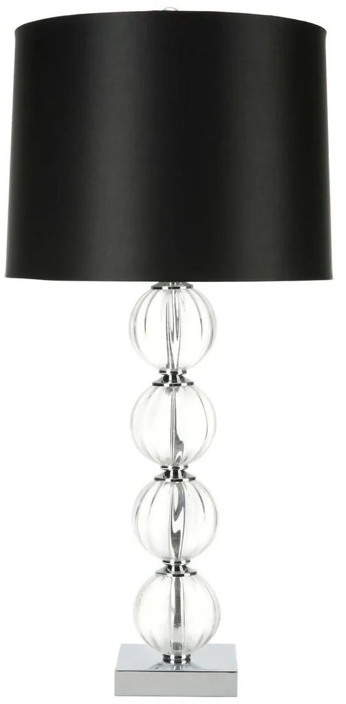 Amanda Crystal Glass Globe Lamp