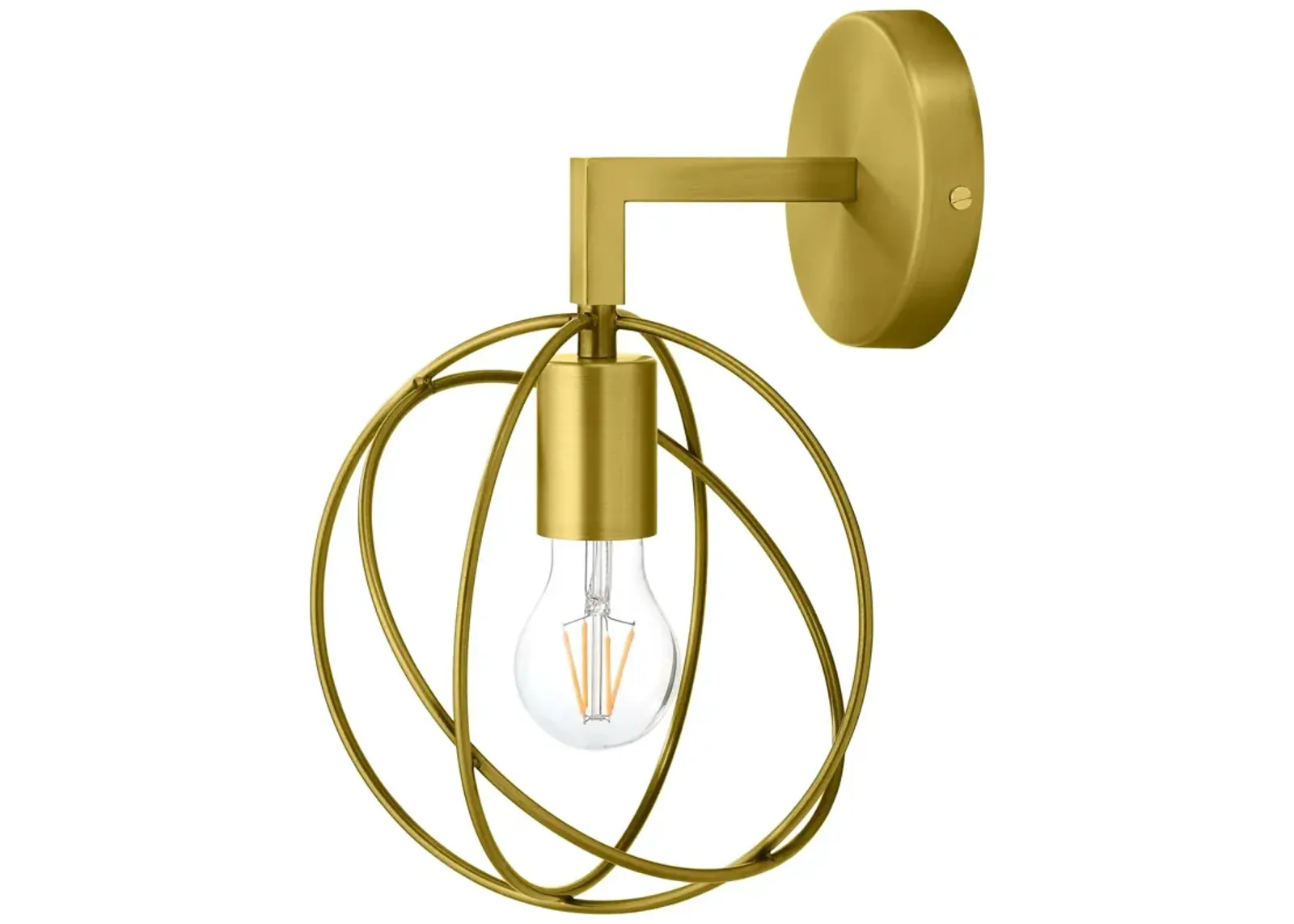 Perimeter Brass Wall Sconce Light Fixture