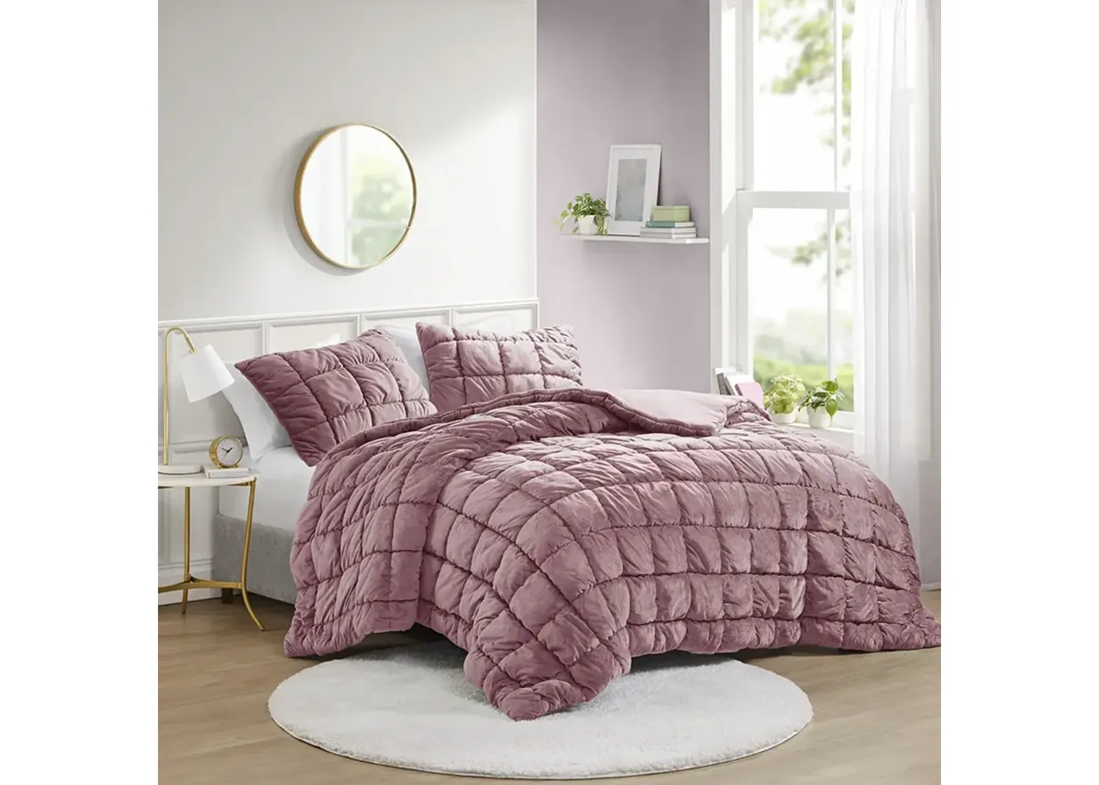 Velvet Dream Puff 2 Piece Comforter Set