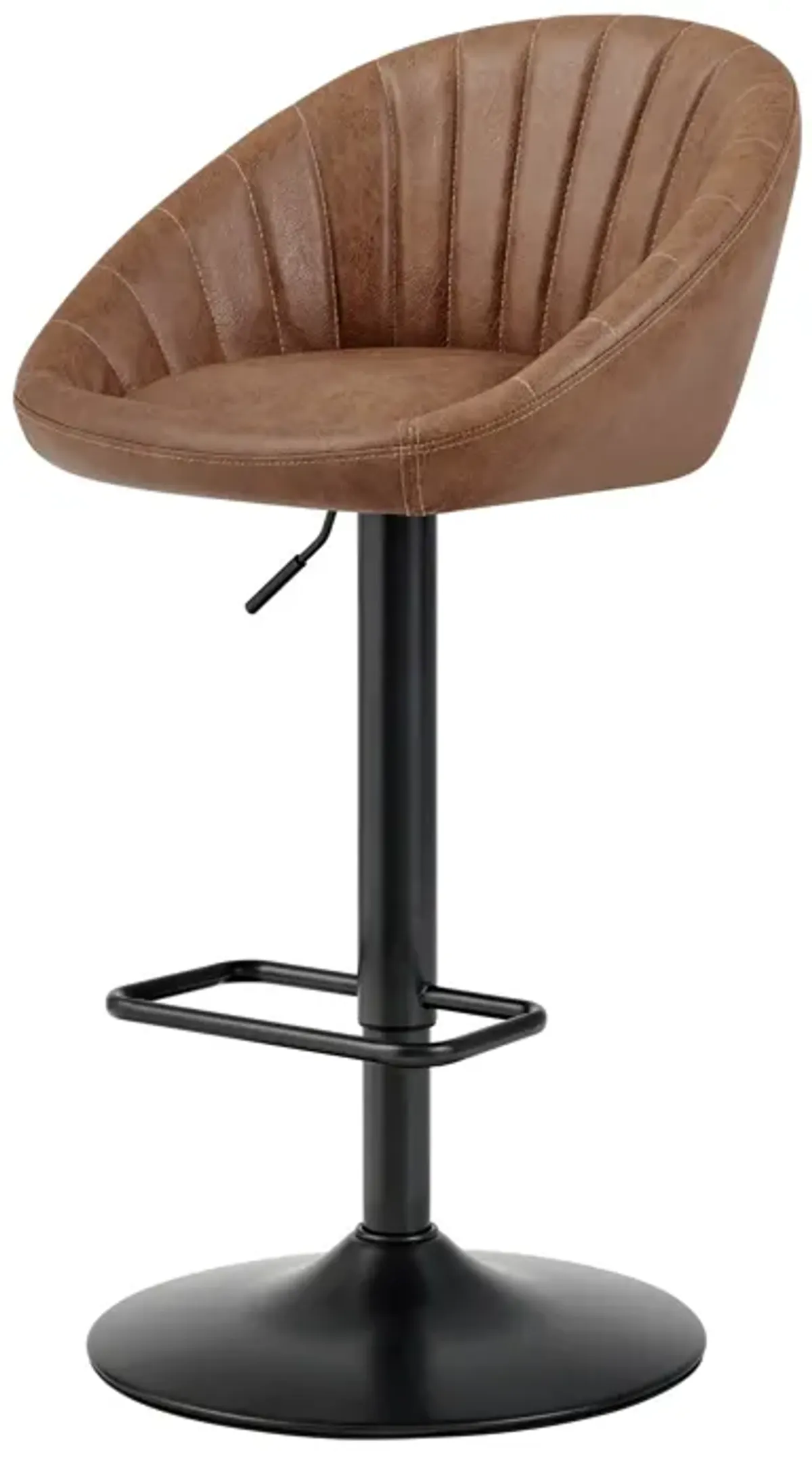 Watson Gaslift Swivel Bar Stool, Umber Brown 