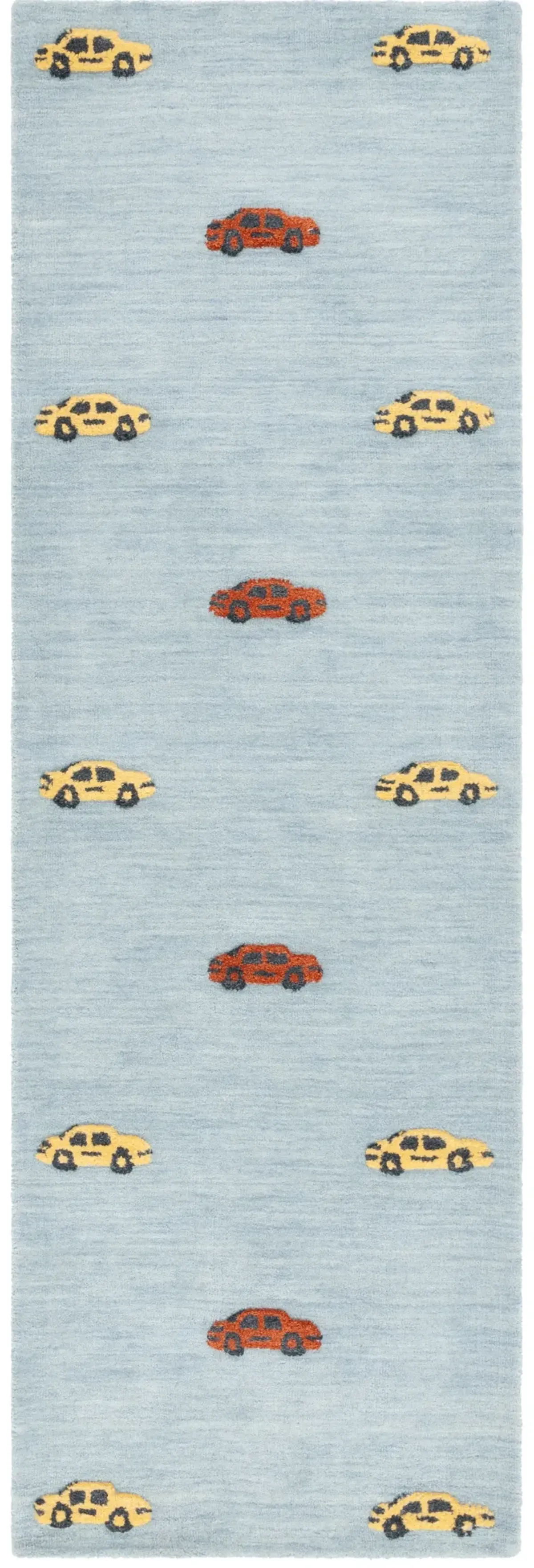 SAFAVIEH KIDS 806 LIGHT BLUE  2'-6' x 8' Runner Rug