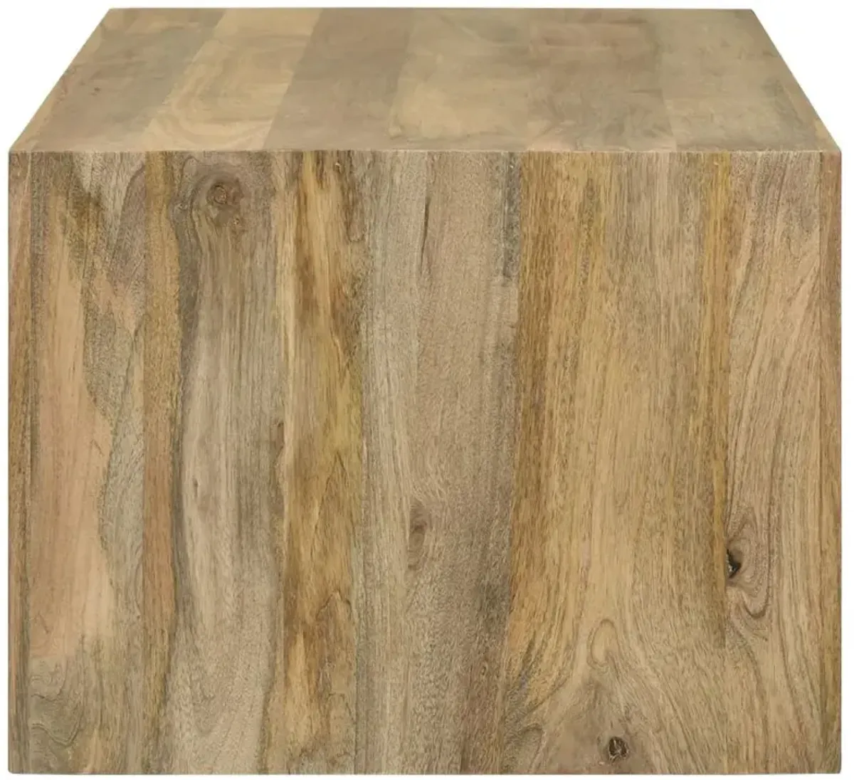 Benton Rectangular Solid Wood Coffee Table Natural