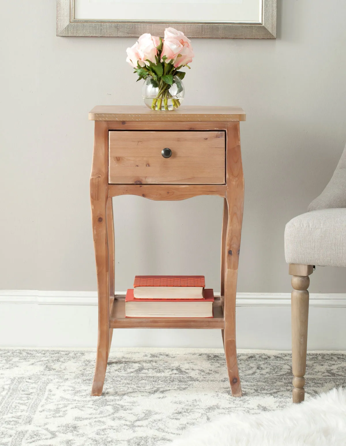 THELMA END TABLE WITH STORAGE DRAWER 