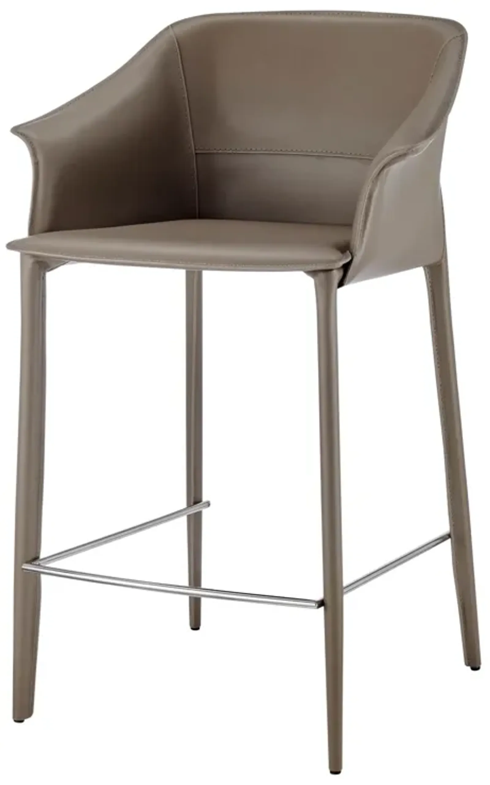 Callie Recycled Leather Counter Stool