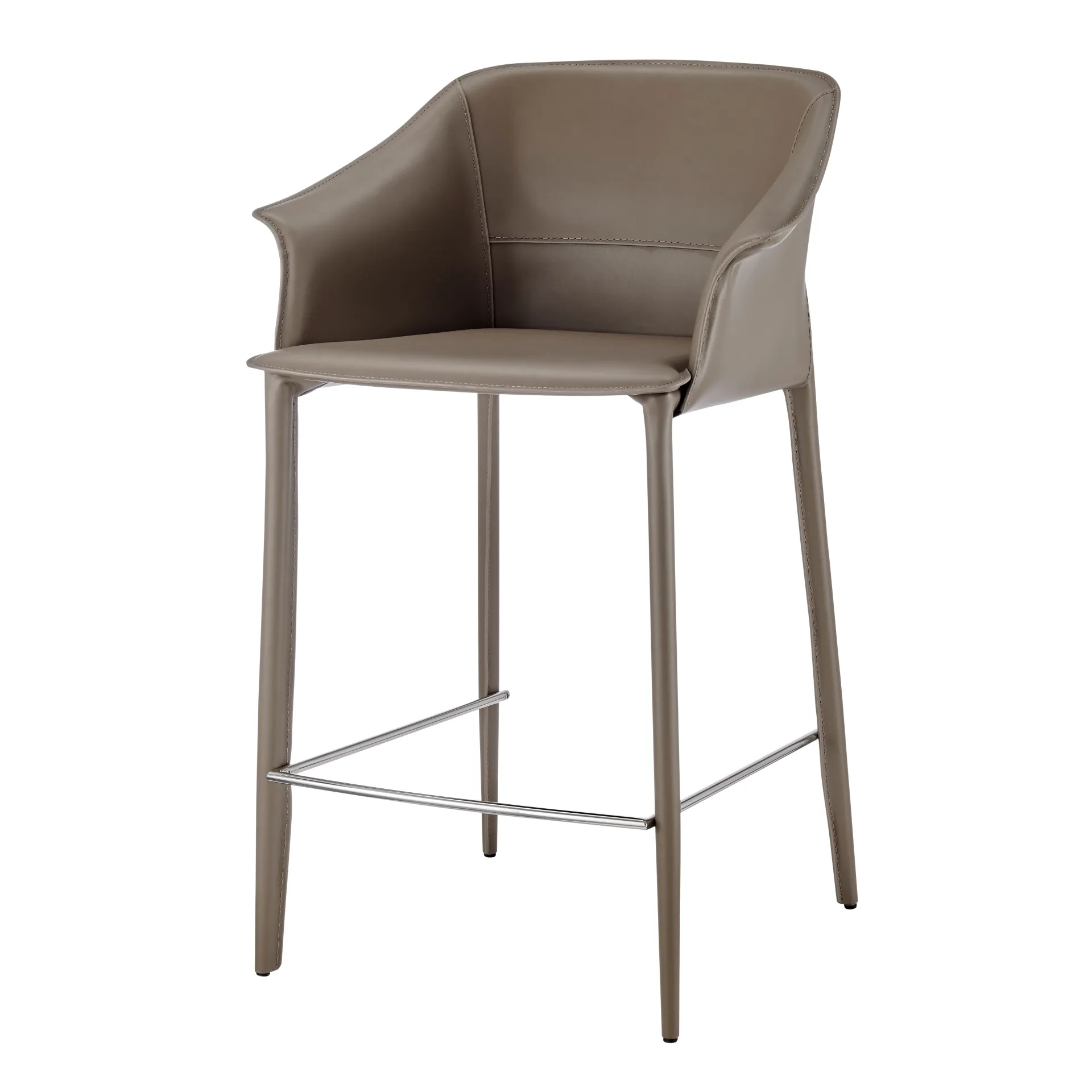 Callie Recycled Leather Counter Stool