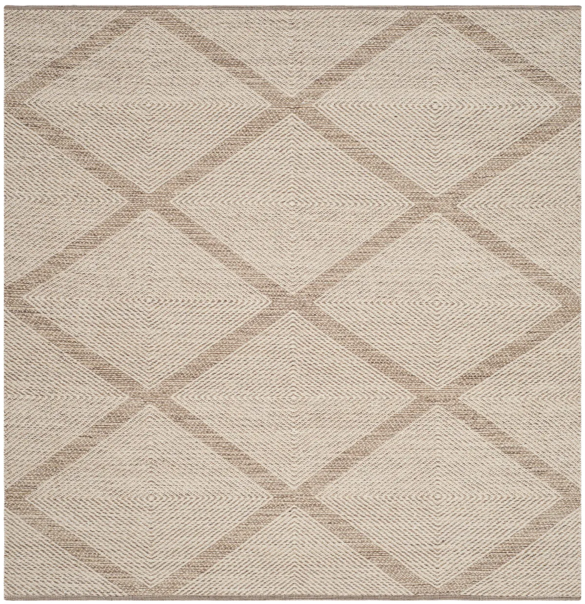 MONTAUK Hand Woven 4' x 4' Square area rug