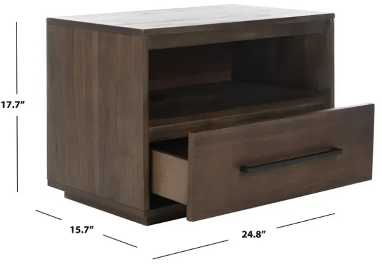 Poesy 1 Drawer Nightstand