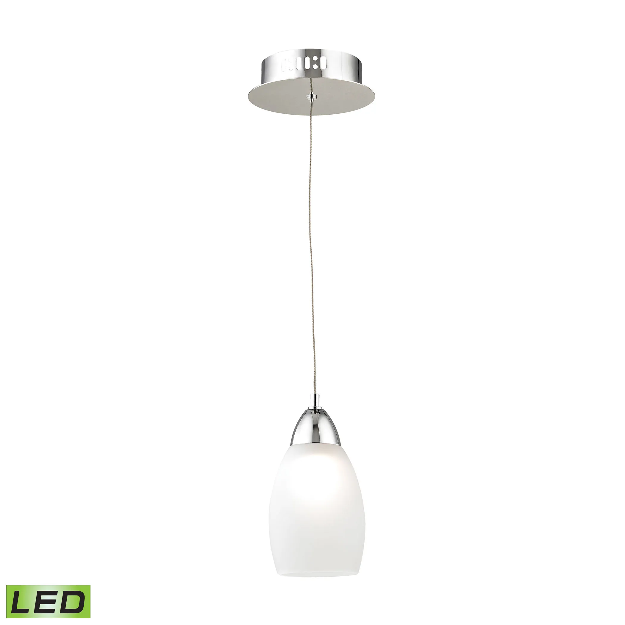 Buro 4" Wide 1-Light Mini Pendant - Chrome