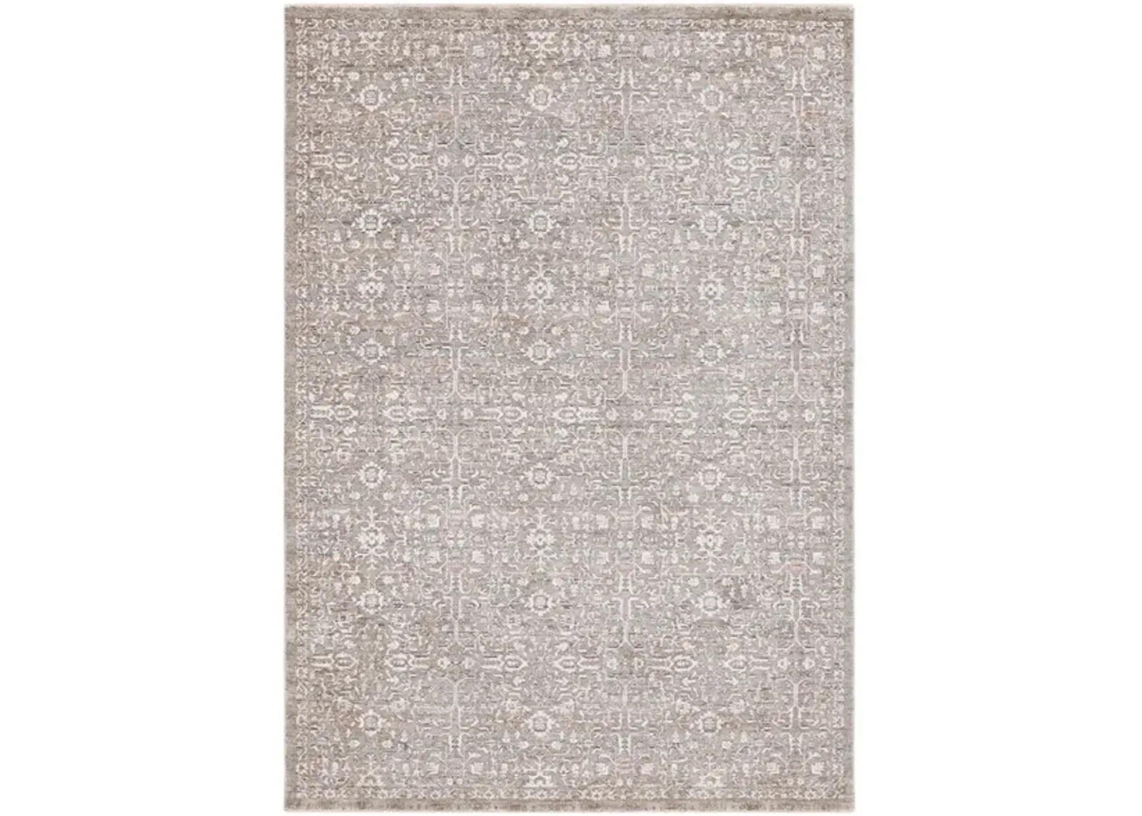 HARLOW 100 Grey  8' X 10' Large Rectangle Rug